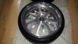 21&quot; forged 3 piece staggered ls460 fitment new Pirelli tires-20141220_014423.jpg