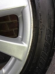 (2) 17&quot; IS250 Rims, tires &amp; TPMS, (1) 17&quot; tire 5.-wheel-2-rash.jpg