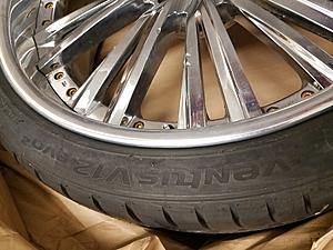 Weds Kranze Magiss 21&quot; LS460 new tires-20170322_093439.jpg