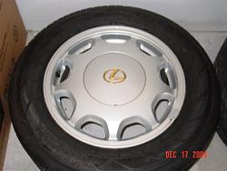 OE 1994 LS400 16 x 7 wheels and tires for sale-dsc00510.jpg