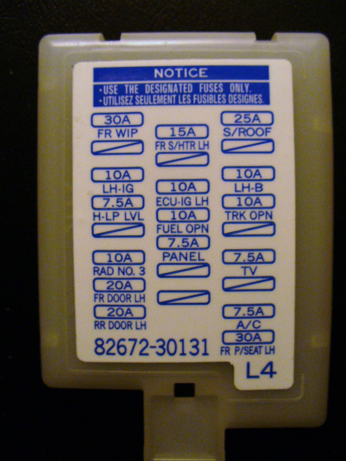2007 bmw 530i fuse box diagram