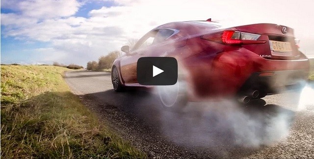 More RC F Burnouts and Engine Sounds Courtesy Car Throttle