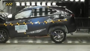 Crash-Testing a Lexus NX is a Hard Job, but Someone Has to Do It