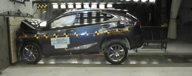 Crash-Testing a Lexus NX is a Hard Job, but Someone Has to Do It
