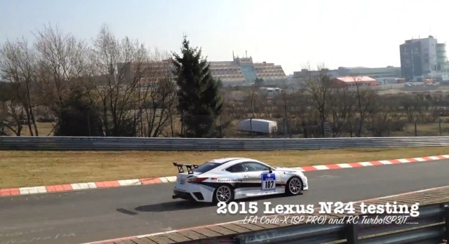 Lexus Testing New LFA and RC F Racers at the Green Hell