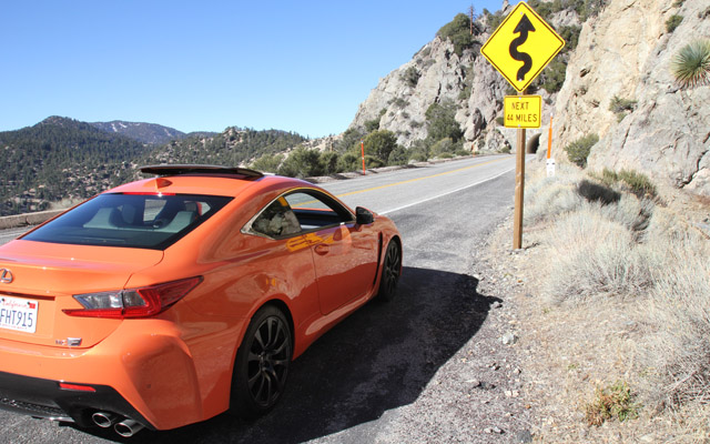 Lexus RC F Delights with Pony Car Characterstics