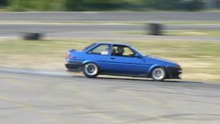 Drifting AE86 Plays With LS400 V8 Power