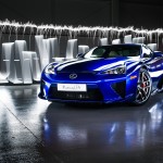 Lexus LFA light painting