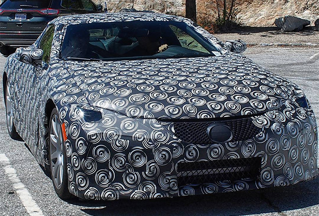 Lexus LF-LC Spied From the Front
