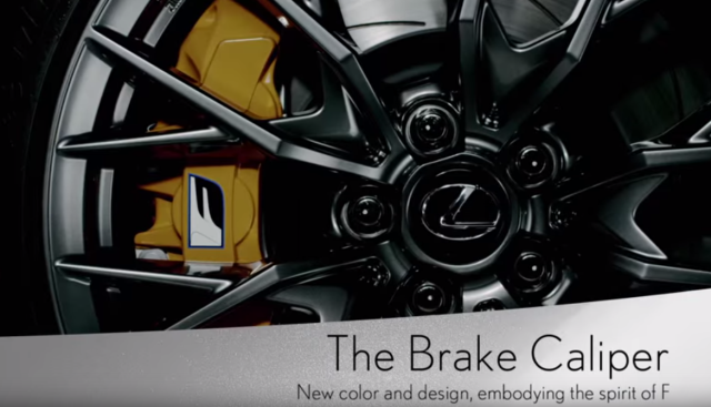 GS F Caliper