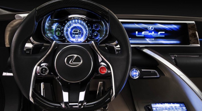Interior of the Lexus LF-LC Concept