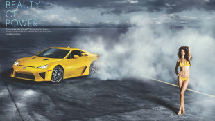 Throwback Thursdays: Supercar LFA Drifts Around S.I. Supermodel