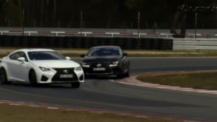 Just the STIG, Klaudia Podkalicka, and Some Hot Lexus RC F Action
