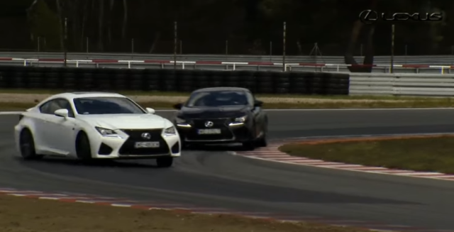 Just the STIG, Klaudia Podkalicka, and Some Hot Lexus RC F Action