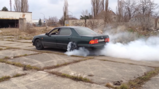 Yahoos Destroy Lexus LS Tires in More Than One Way
