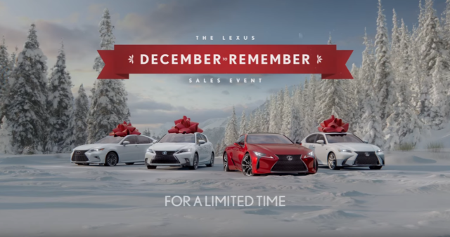 18 Years Later, Lexus Still Doling Out ‘December to Remember’ Big Red Bows