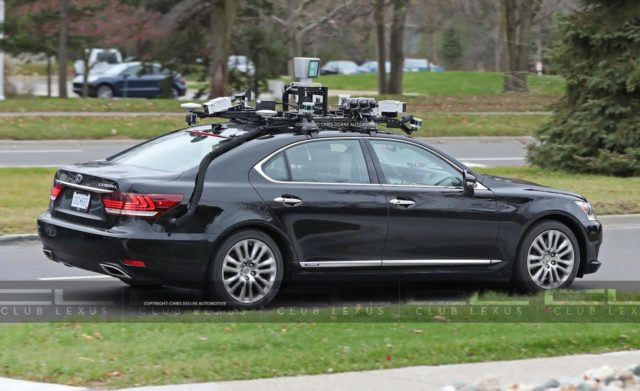 Autonomous LS 600h L Spotted in Michigan