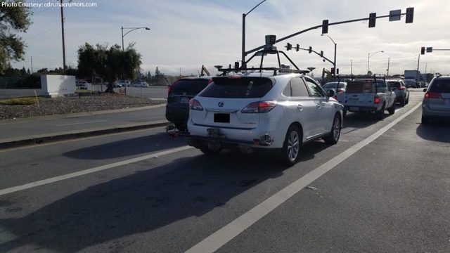 Apple Self-Driving Lexus Spotted (Pictures)