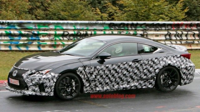 Racier Version of the RC F Spotted on the Nurburgring