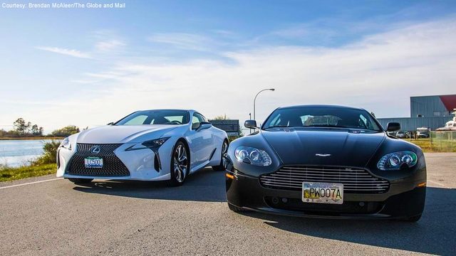 Daily Slideshow: V8 Face Off: Aston Martin Vantage vs the LC500