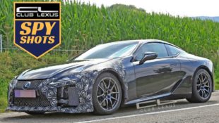 Lexus LC F Prototype Spy Shots: Coupe Spied Testing in Germany!