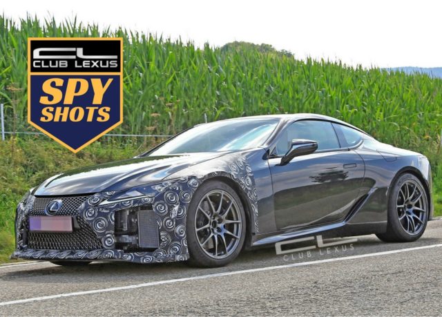 Lexus LC F Prototype Spy Shots: Coupe Spied Testing in Germany!