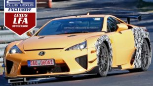 Lexus LFA Successor Caught Testing on the Nurburgring