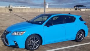 Lexus CT200h F-Sport in Blue Flame