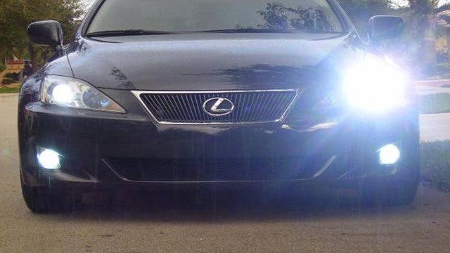 Lexus IS: Headlight and Fog Light Modifications