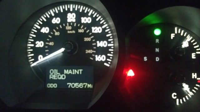 Lexus GS: How to Reset Oil Maintenance Light