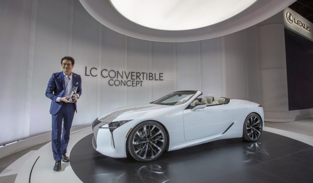 Lexus LC Convertible Concept Wins NAIAS Design Award