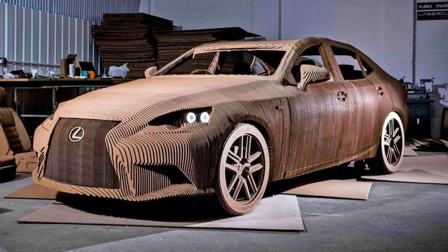 Throwback Thursday: When Lexus Made a Drivable Cardboard IS