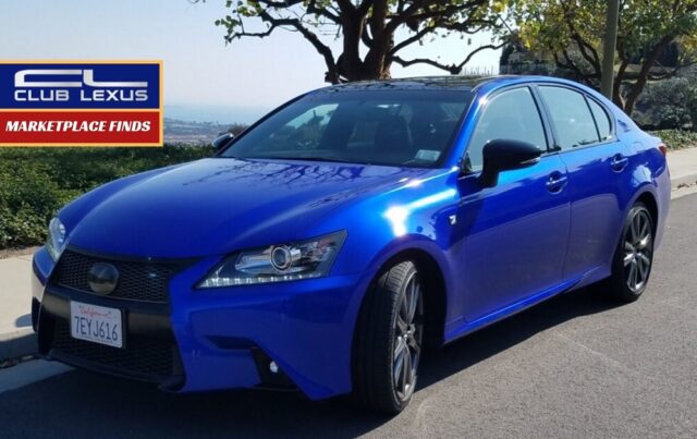 Cosmic Blue Wrapped 4th Gen Lexus GS Is Out of This World