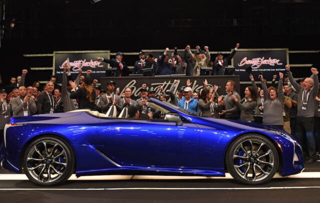 Lexus LC 500 Convertible Barrett Jackson