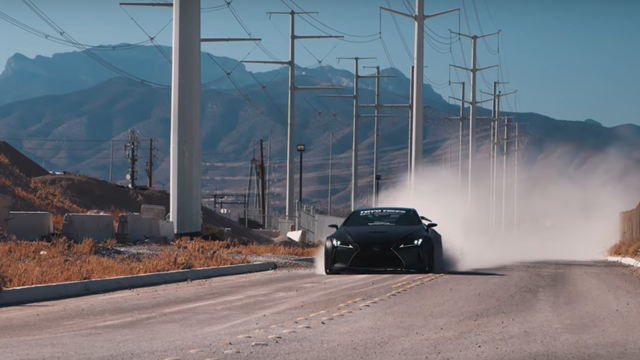 Liberty Walk Builds Sinister Looking Matte Black LC500