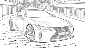 Lexus Creates Awesome Kid’s Coloring Templates