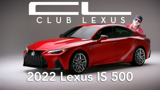2022 Lexus IS 500 F-Sport video thumb still