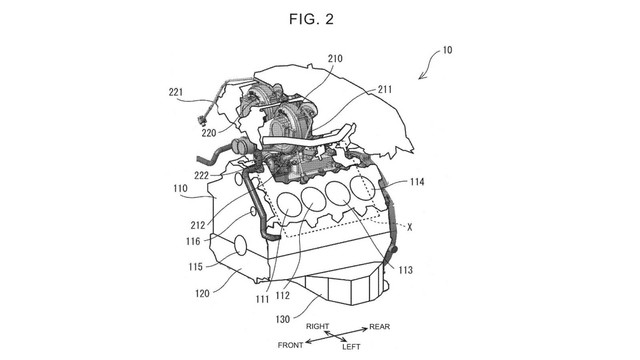 Toyota’s New Twin-Turbo V8 Debuts in Patent Filing