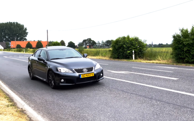 Lexus IS F Makes Top Speed Run to Intoxicating Soundtrack