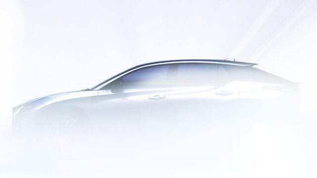 Lexus RZ Teaser - side profile