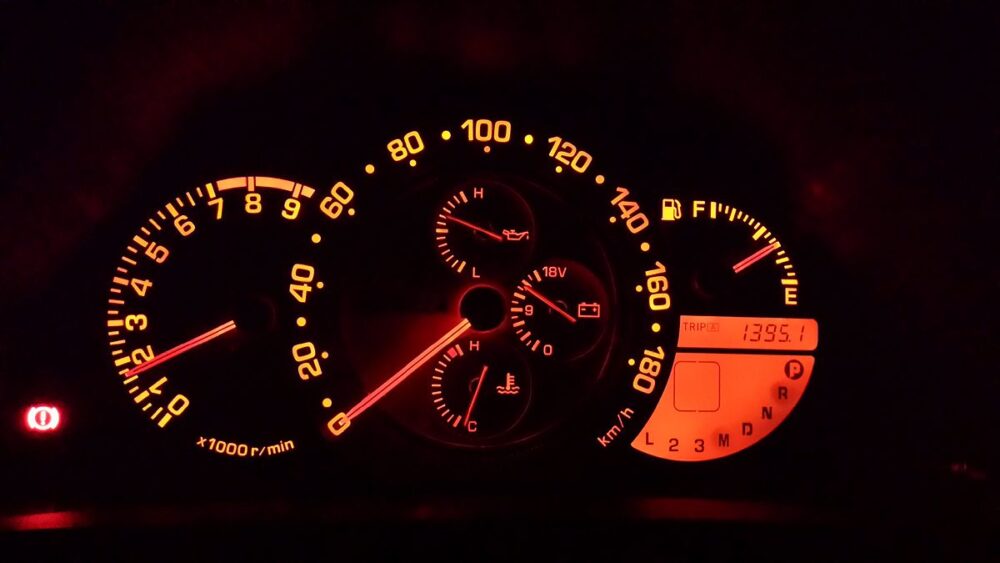 Toyota Altezza gauge cluster