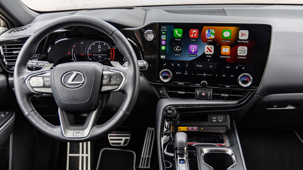 Lexus Interface with ECO mode ECO button etc