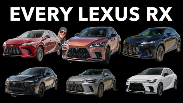 Driving every 2023 Lexus RX back to back (to back!)