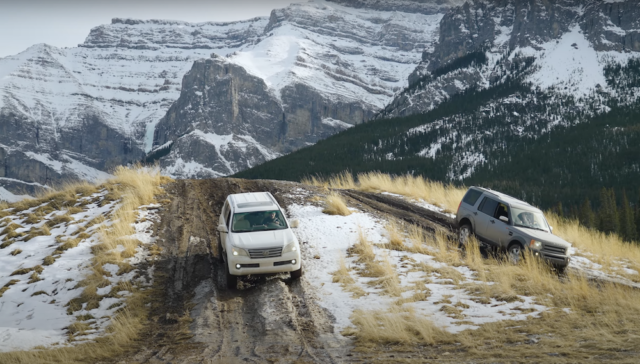 Lexus GX460 Takes on Land Rover LR3 Off-Road