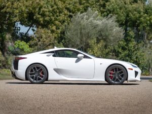 47-Mile Lexus LFA Whitest White