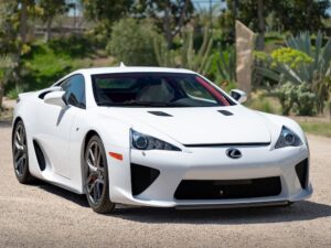 47-Mile Lexus LFA Whitest White