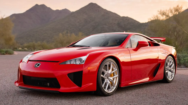 Super Low Mile Lexus LFA in Absolutely Red Sells For $890K