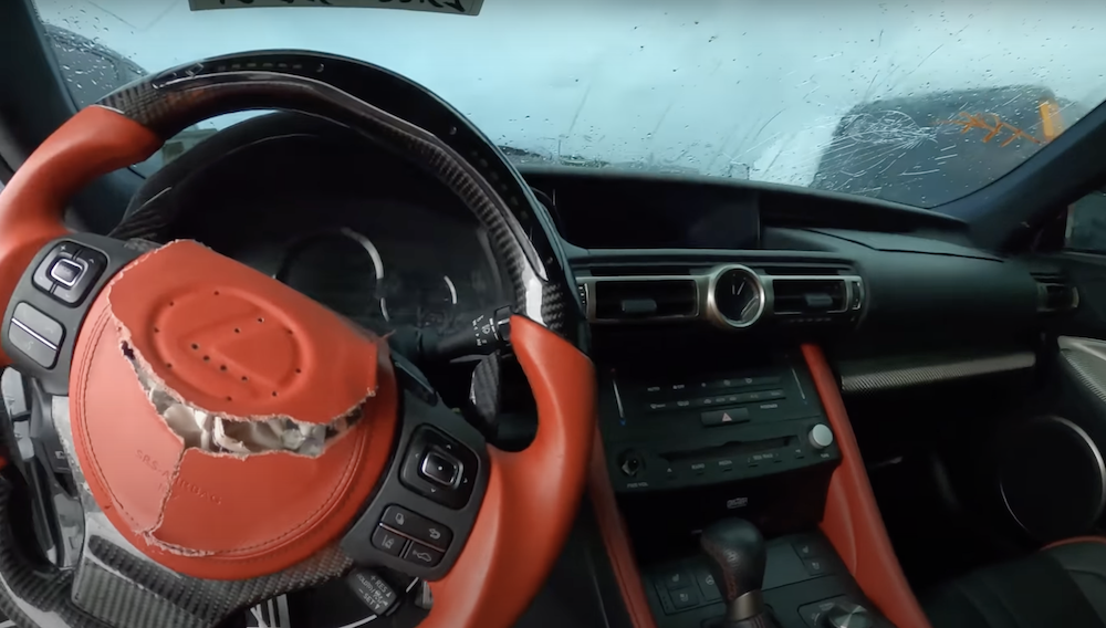 Salvaged Lexus RC F Scam