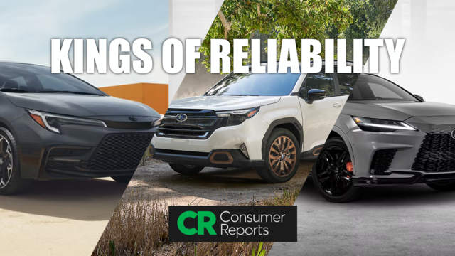 Toyota and Lexus Are Two of the Top Three Ranked Reliable Brands