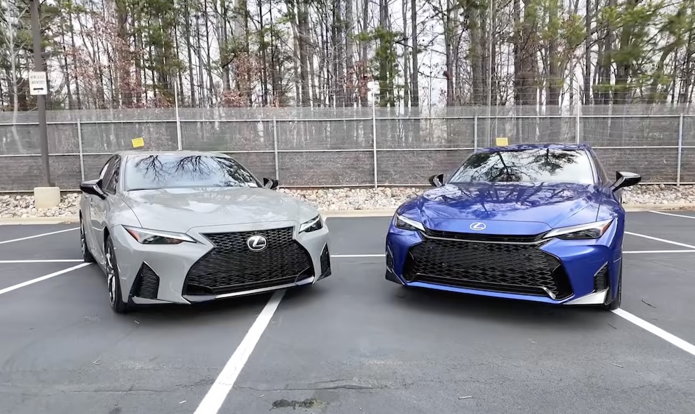 2026 Lexus IS 350 F Sport vs 2025 Lexus IS 350 F Sport 001